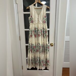 Sundance Marjorie Embroidered Midi Dress - size S